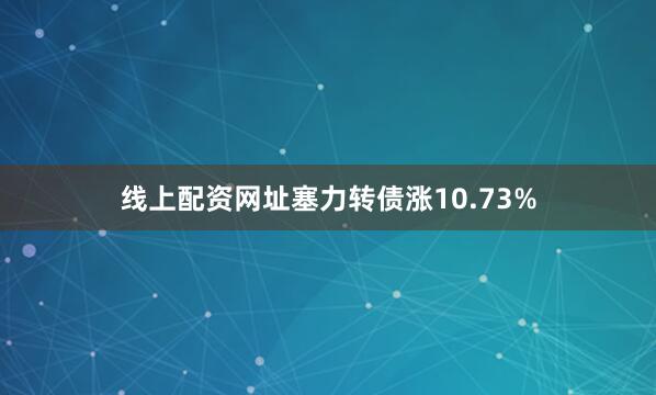 线上配资网址塞力转债涨10.73%